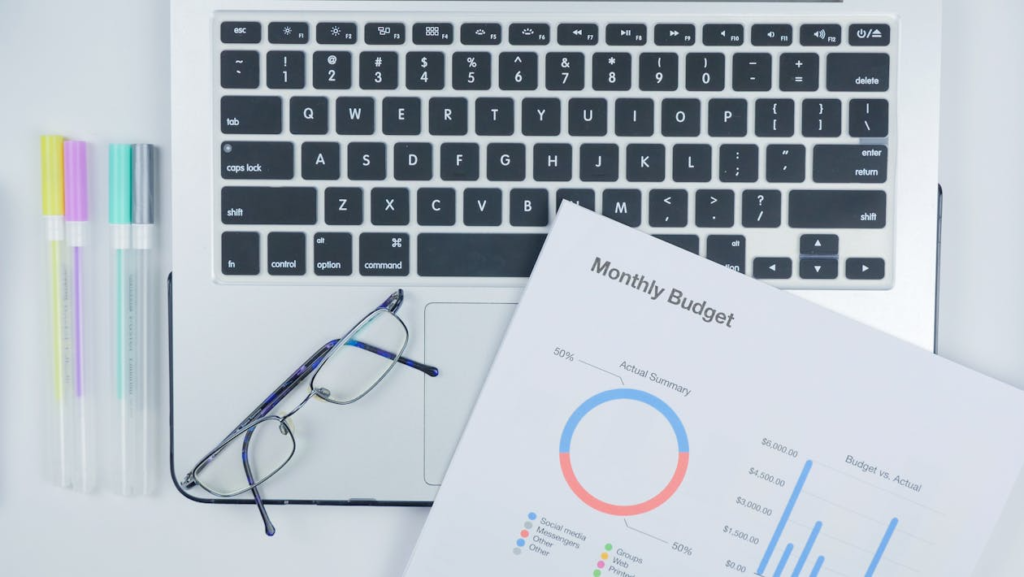 Monthly budget for project