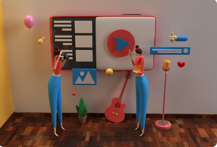3D explainer style