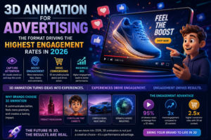 3D Animation for Advertising: The Format Driving the Highest Engagement Rates in 2026